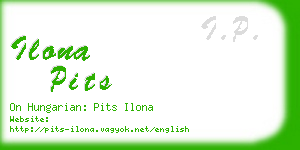 ilona pits business card